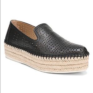 Franco Sarto Elliot Black Platform Espadrilles